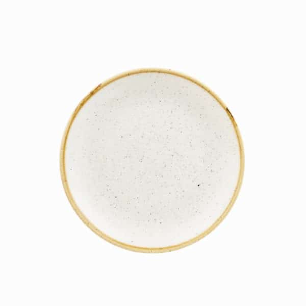 Churchill STONECAST Coupe Plate Teller Barley White Platte Porzellan 26 cm weiß 