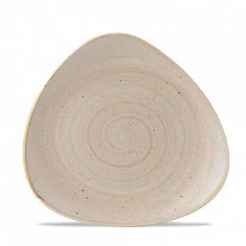 Churchill STONECAST Triangle  Plate Nutmeg Cream Platte Teller Porzellan 19,2 cm 