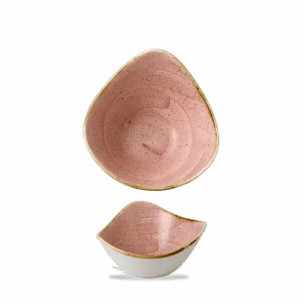 Churchill Stonecast Schüssel Triangle 15,3 cm, Petal Pink