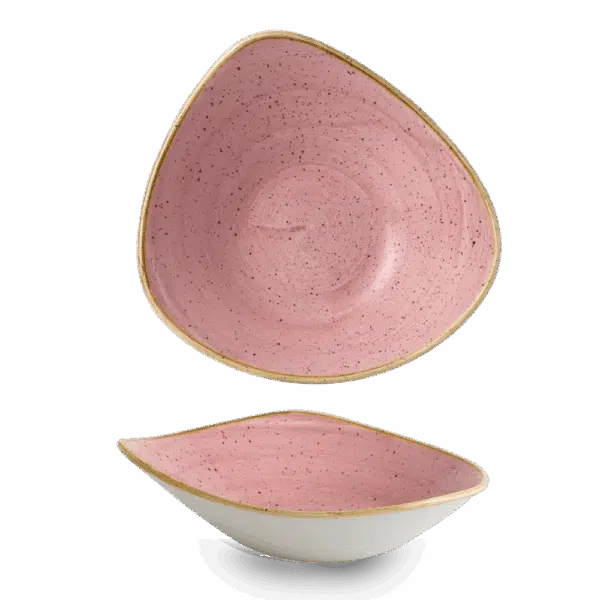 Churchill Stonecast Schüssel Triangle 23,5 cm, Petal Pink