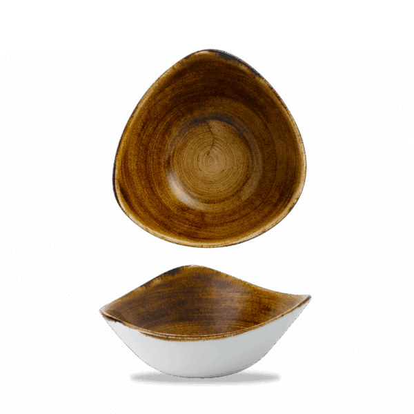 Churchill Stonecast Schüssel Triangle 18,5 cm, Vintage Copper