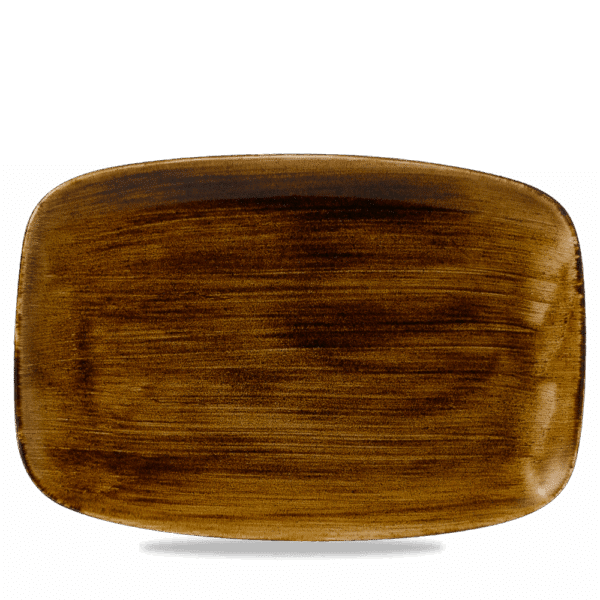 Churchill Stonecast Platte rechteckig 34,2 x 23,1 cm, Vintage Copper