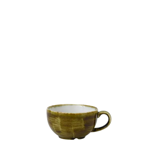 Churchill Stonecast Cappuccino Tasse 22,7 cl, Plume Green