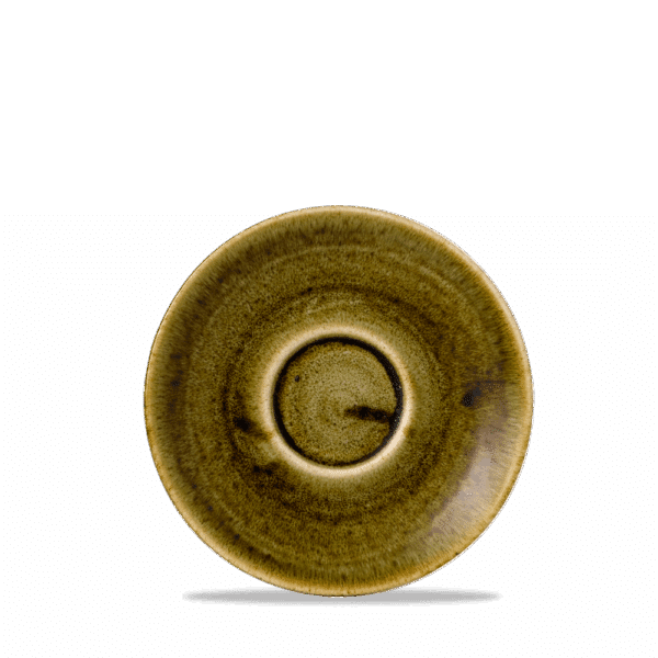 Churchill Stonecast Cappuccino Untertasse 15,6 cm, Plume Green