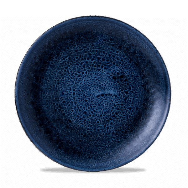 Churchill Stonecast Teller Coupe 26 cm, Plume Ultramarine