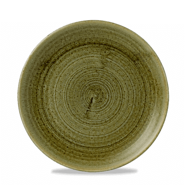 Churchill Stonecast Teller Coupe 21,7 cm, Plume Green