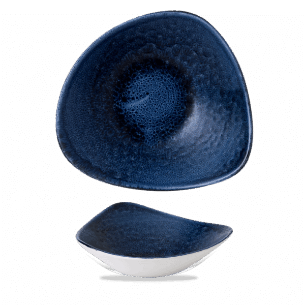 Churchill Stonecast Schüssel Triangle 23,5 cm, Plume Ultramarine