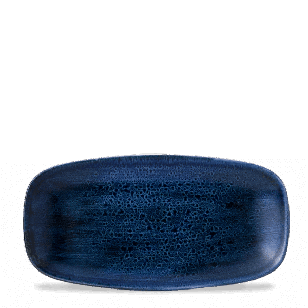 Churchill Stonecast Platte rechteckig 29,8 x 15,3 cm, Plume Ultramarine