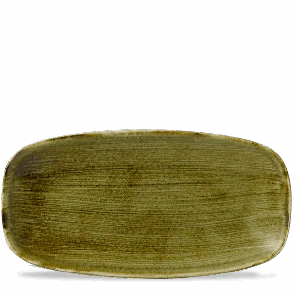 Churchill Stonecast Platte rechteckig 35,5 x 18,9 cm, Plume Green