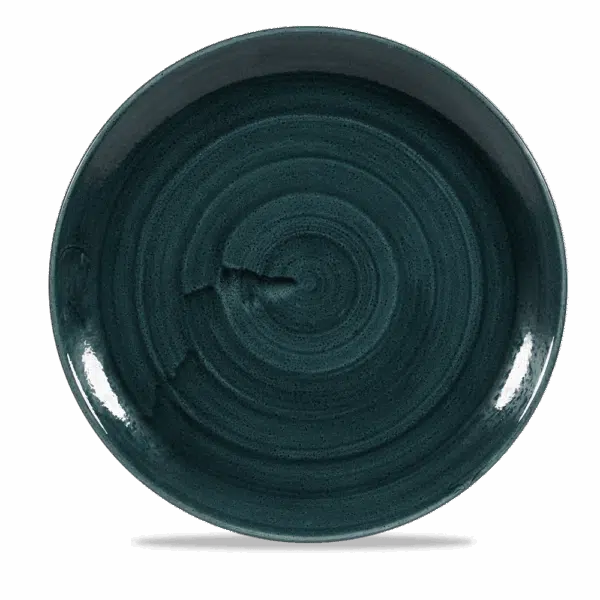 Churchill Stonecast Teller Coupe 28,8 cm, Rustic Teal – Bild 2