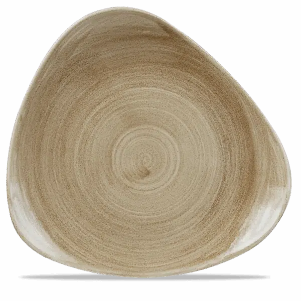 Churchill Stonecast Teller Triangle 31,1 cm, Antique Taupe – Bild 2
