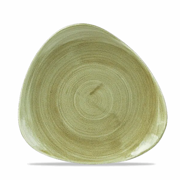 Churchill Stonecast Teller Triangle 22,9 cm, Burnished Green – Bild 2