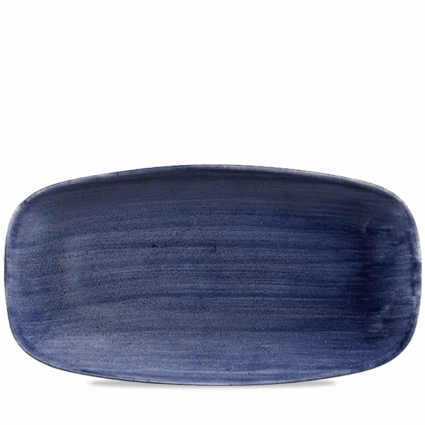 Churchill Stonecast Platte rechteckig 35,5 x 18,9 cm, Cobalt Blue – Bild 2
