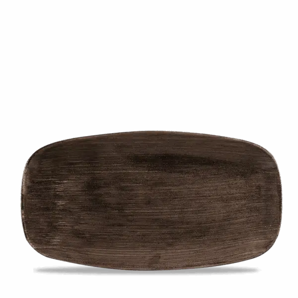 Churchill Stonecast Platte rechteckig 35,5 x 18,9 cm, Iron Black – Bild 2