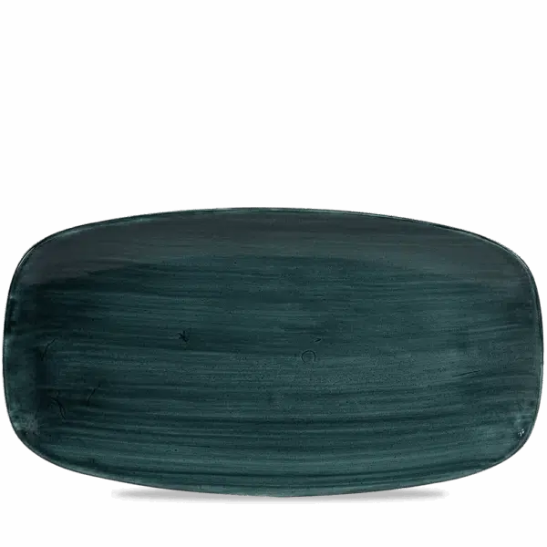 Churchill Stonecast Platte rechteckig 35,5 x 18,9 cm, Rustic Teal – Bild 2