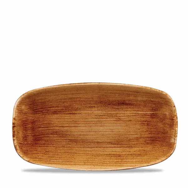 Churchill Stonecast Platte rechteckig 35,5 x 18,9 cm, Vintage Copper – Bild 2