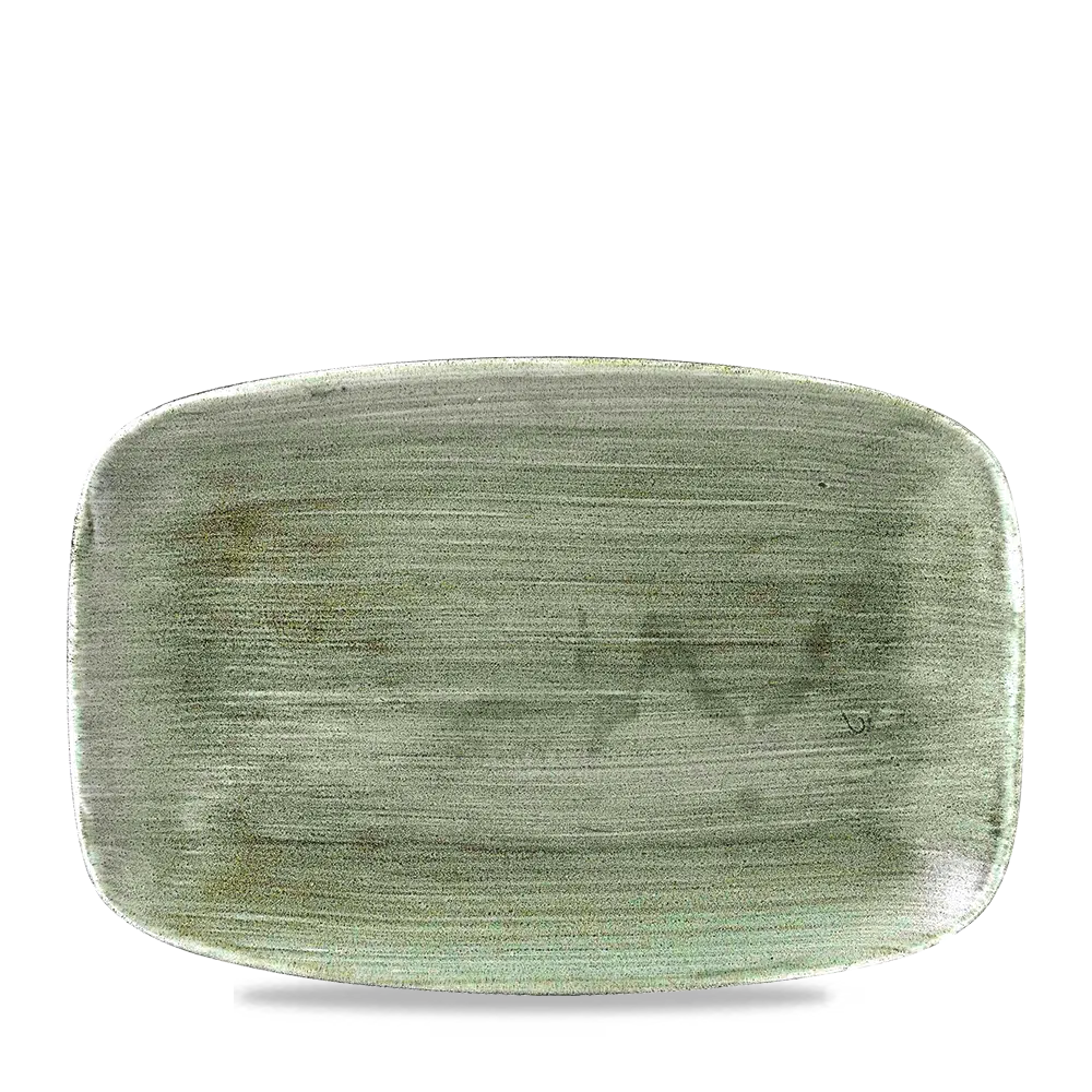 Churchill Stonecast Platte rechteckig 34,2 x 23,1 cm, Burnished Green